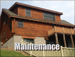  Chinquapin, North Carolina Log Home Maintenance